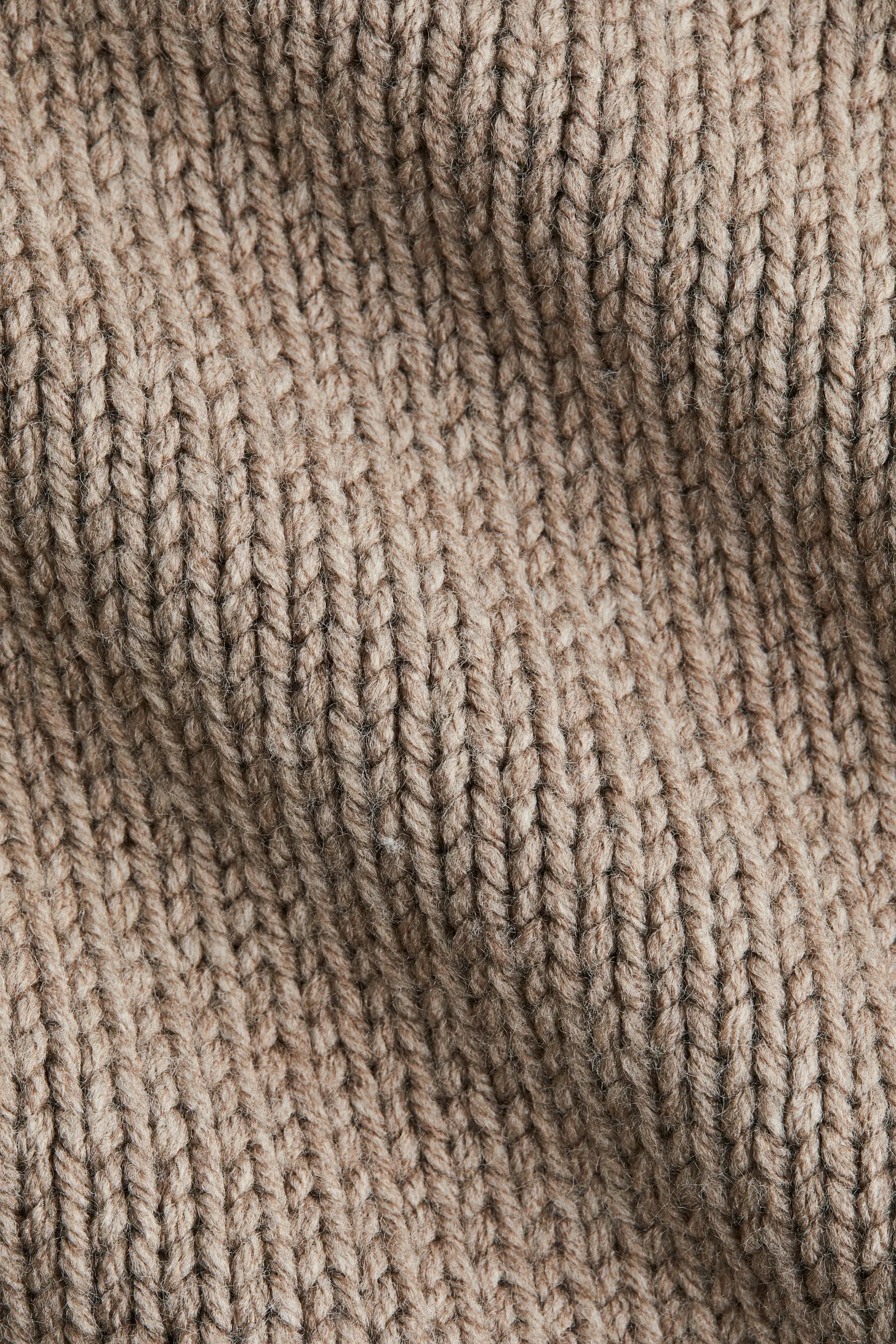 Pull à manches raglan - Beige chiné