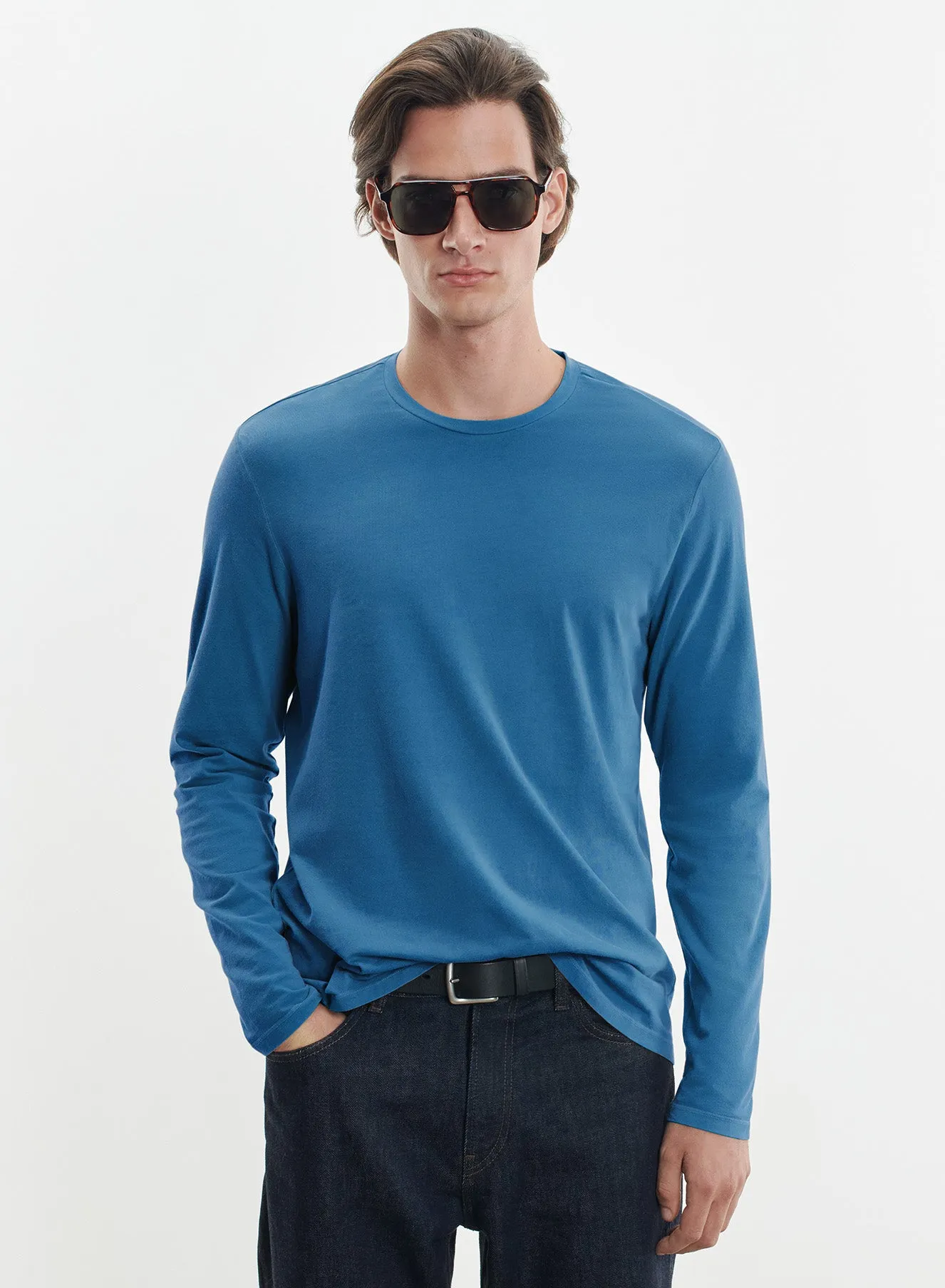 T-shirt en coton organique et élasthanne