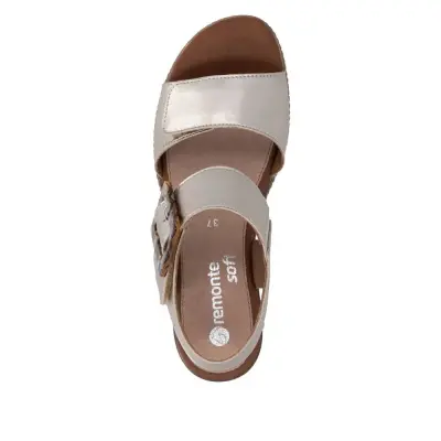 Sandales Remonte D2L53-90 Marron - Velcro Boucle Grande Pointure Femme — photo 5