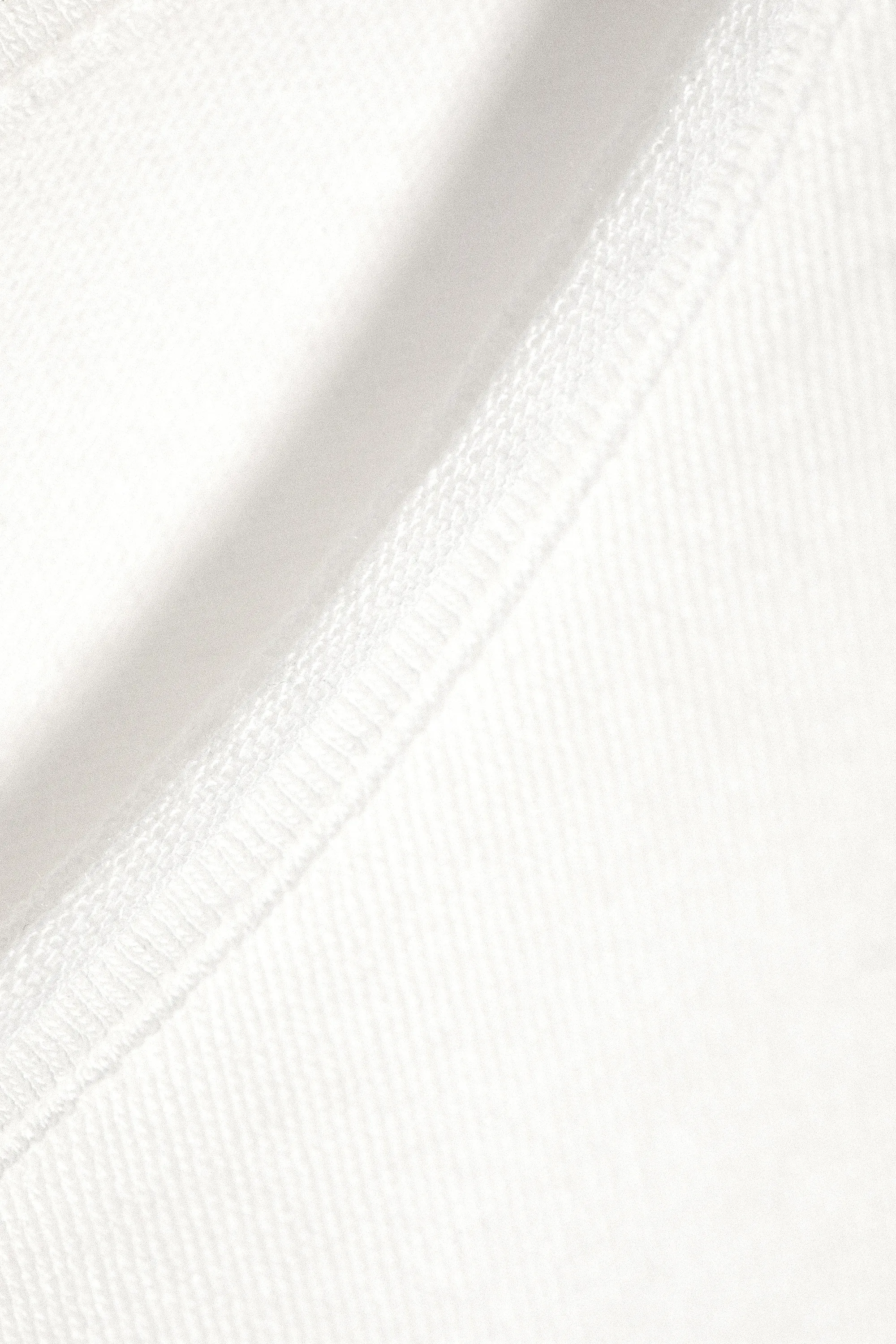T-shirt ample à manches longues - Blanc