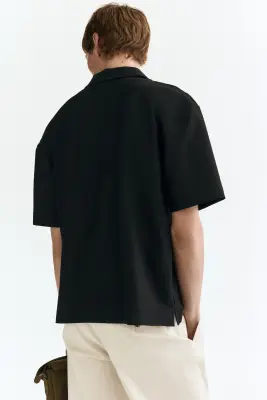 Polo Loose Fit - Noir — photo 3