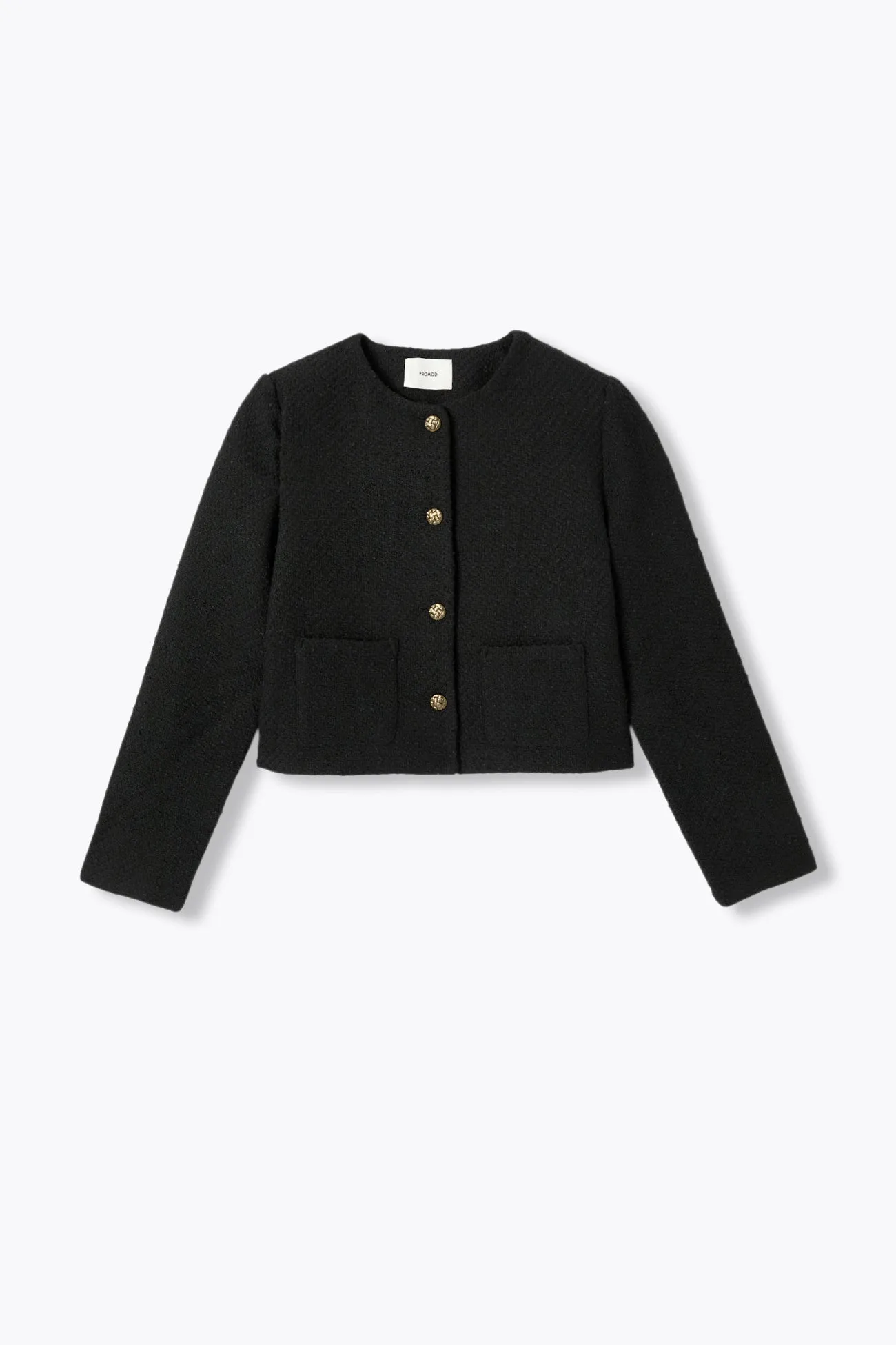 Veste boîte tweedée Femme