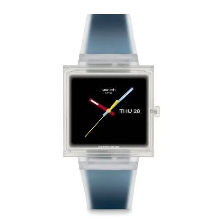 Montre Swatch SO38K700 - WHAT IF...SEE THRU BLACK?
