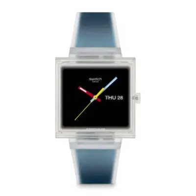 Montre Swatch SO38K700 - WHAT IF...SEE THRU BLACK? — photo 1