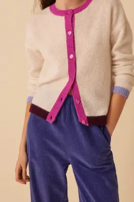 gilet christen ecru/crush — photo 1