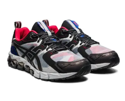 ASICS GEL QUANTUM 180 Gris Noir Rouge — photo 4