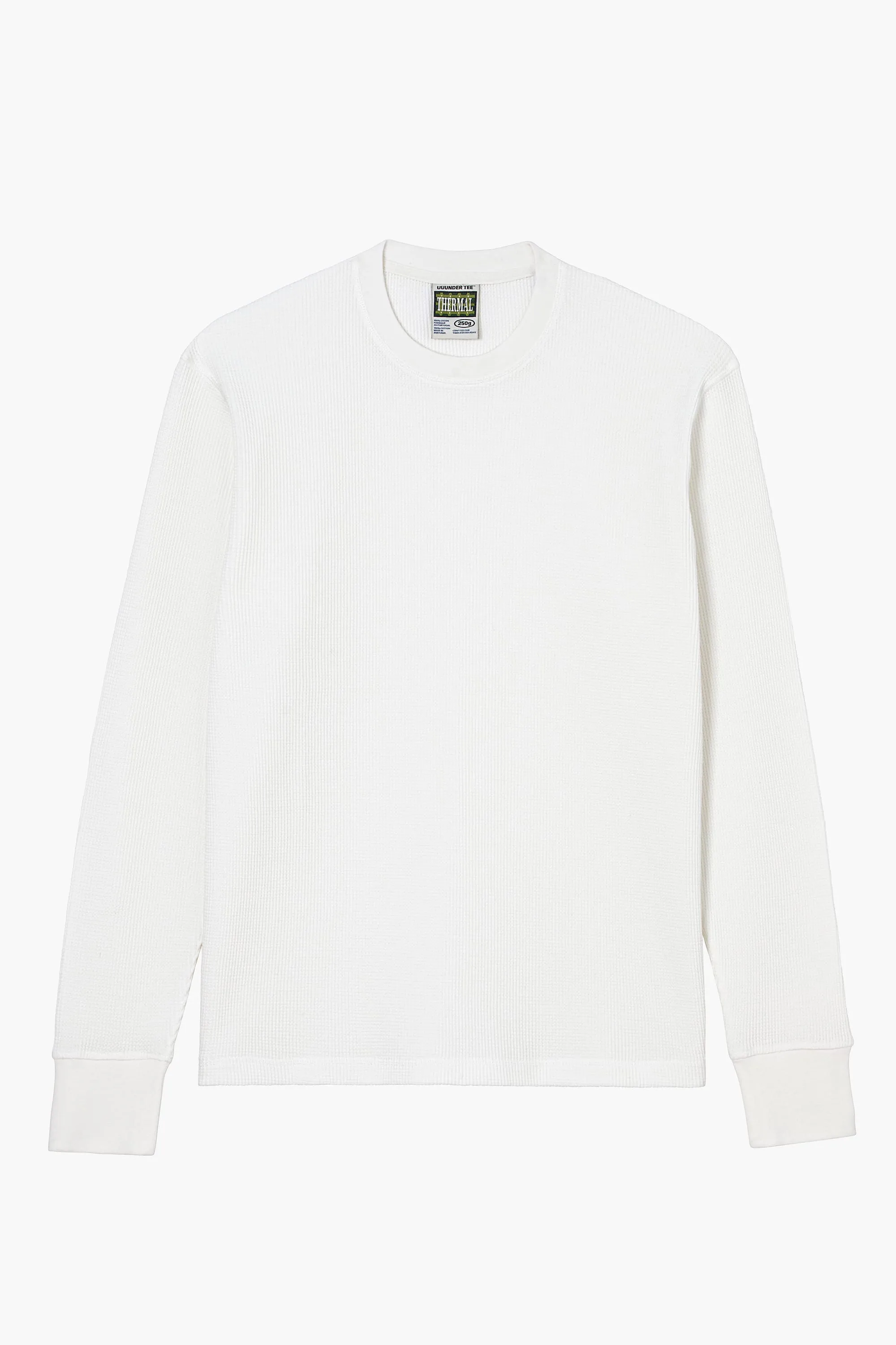 T-shirt Thermal 'Uuunder Tee'  - Blanc