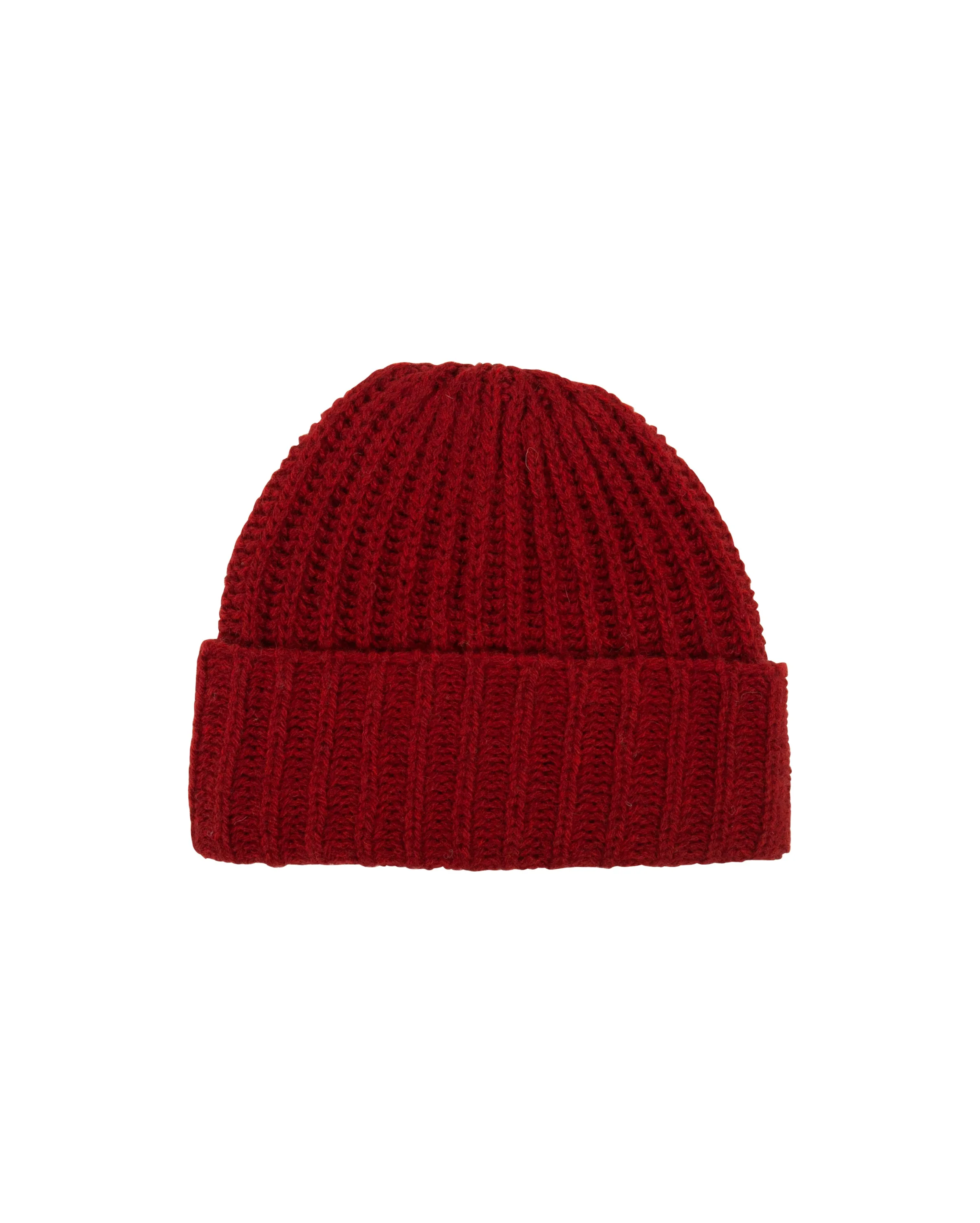 Lowell Beanie Knit Red Dahlia