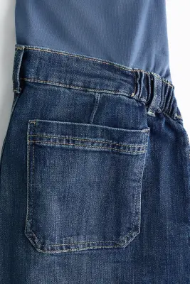 MAMA Wide Leg Jeans - Bleu denim foncé — photo 3