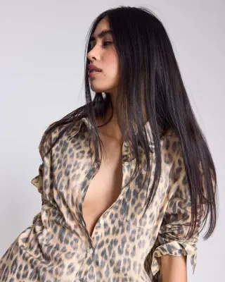 Chemise Hector léopard faded — photo 3