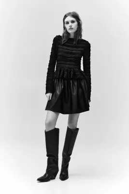 Top smocké - Noir — photo 2