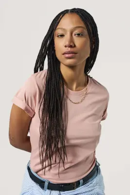 Le t-shirt classique - Rose — photo 2