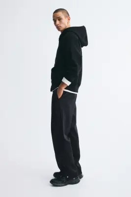 Pantalon jogger Relaxed Fit - Noir — photo 4