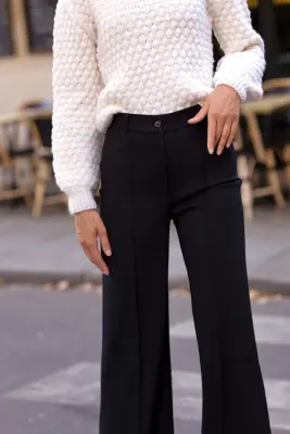 Nala Stretch Pants - Black — photo 4