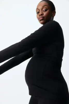 MAMA Top de sport à manches longues - Noir — photo 3