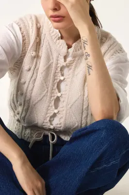 Gilet Dolly Creme — photo 4