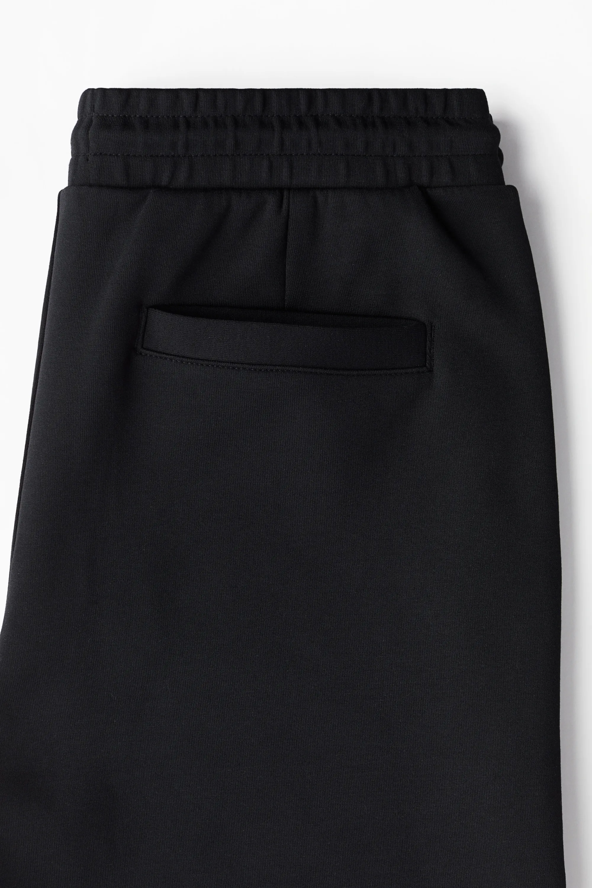 Short Regular Fit en molleton - Noir