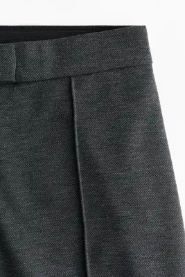 Pantalon bootcut avec plis devant - Gris foncé — photo 3