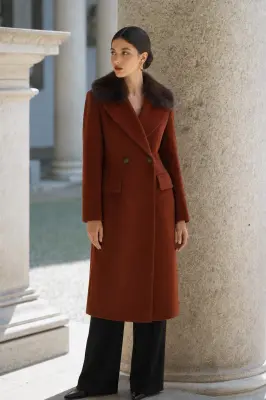 Marcelle Coat - Rust — photo 1