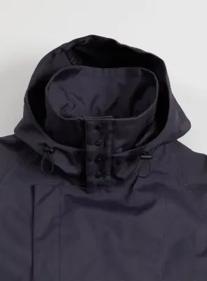 Parachute Parka in Navy Blue Water-Repellent Grained Nylon — photo 2