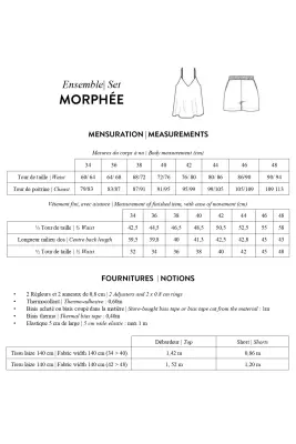 PATRON PAPIER PYJAMA MORPHEE — photo 1
