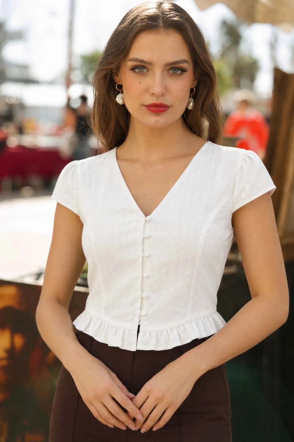 Gina Blouse - White