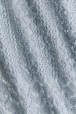 Robe maxi façon crochet - Bleu clair — photo 4
