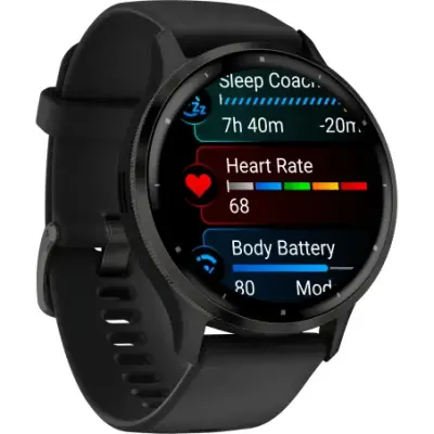 Garmin Venu 3 Gray avec bracelet noir 010-02784-01 — photo 3
