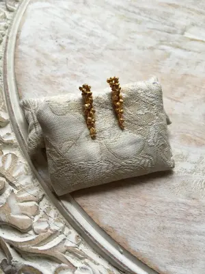 Boucles d'Oreille Pépites, La Lueur de l' Aube — photo 2