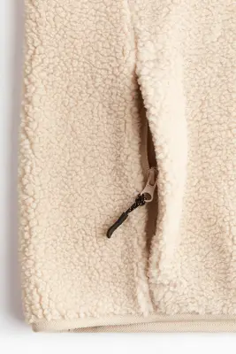 Veste de sport en tissu Teddy bear - Beige — photo 5