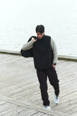 Pantalon jogger de sport DryMove™ - Noir — photo 1