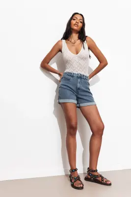 Short en jean Femme — photo 3