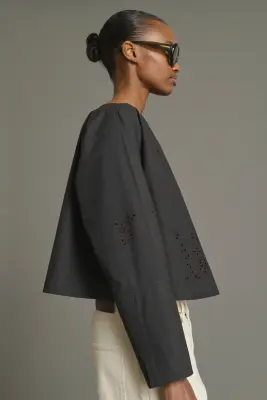 BLOUSE HANSEL GRIS ANTHRACITE — photo 3
