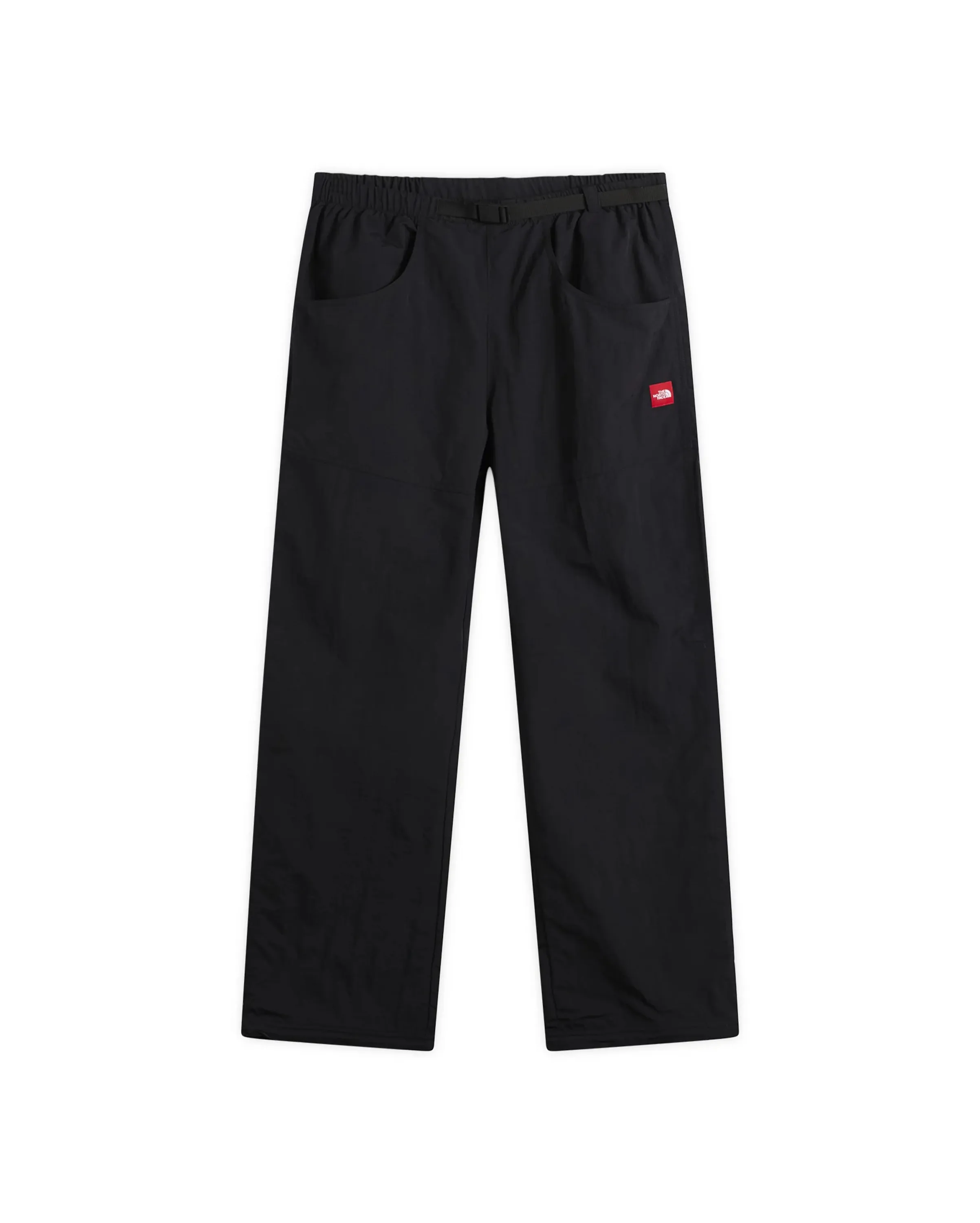 Red Box Nylon Belted Pant Black