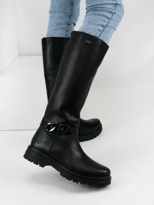 Bottines Remonte D2282-01 Noires - Lacets Grande Pointure Femme — photo 4