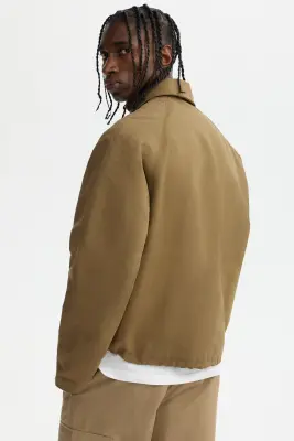 Veste matelassée en twill - Beige foncé — photo 2