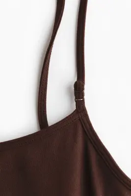 MAMA Combi-short avec soutien-gorge intégré - Marron foncé — photo 4