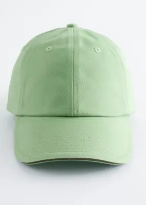 Casquette en sergé de coton - Vert — photo 1