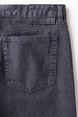 Short décontracté en denim - Lilas foncé — photo 4