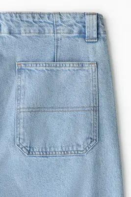 Jean worker Loose Fit - Bleu denim — photo 5