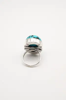 Bague en argent avec Turquoise — photo 3