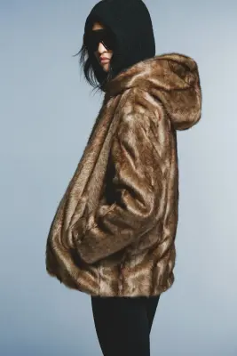 Veste à capuche - Beige foncé — photo 2