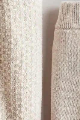 Ensemble 2 pièces en coton - Beige clair — photo 4