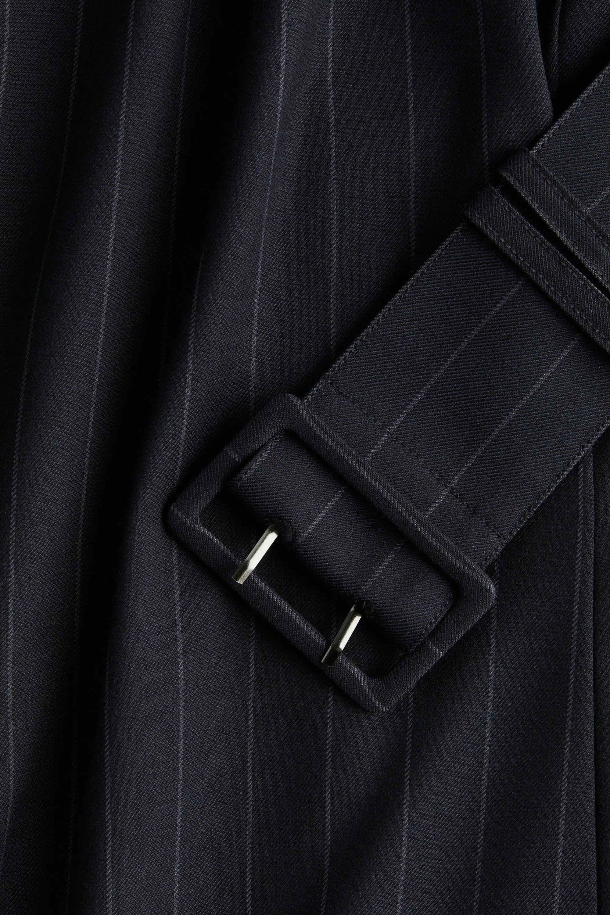 Robe à épaulettes avec ceinture - Bleu marine/rayures tennis