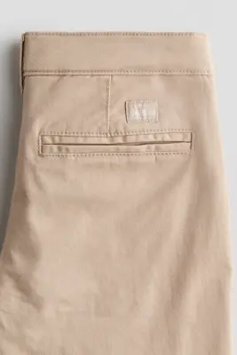 Chino effilé en twill - Beige clair — photo 1