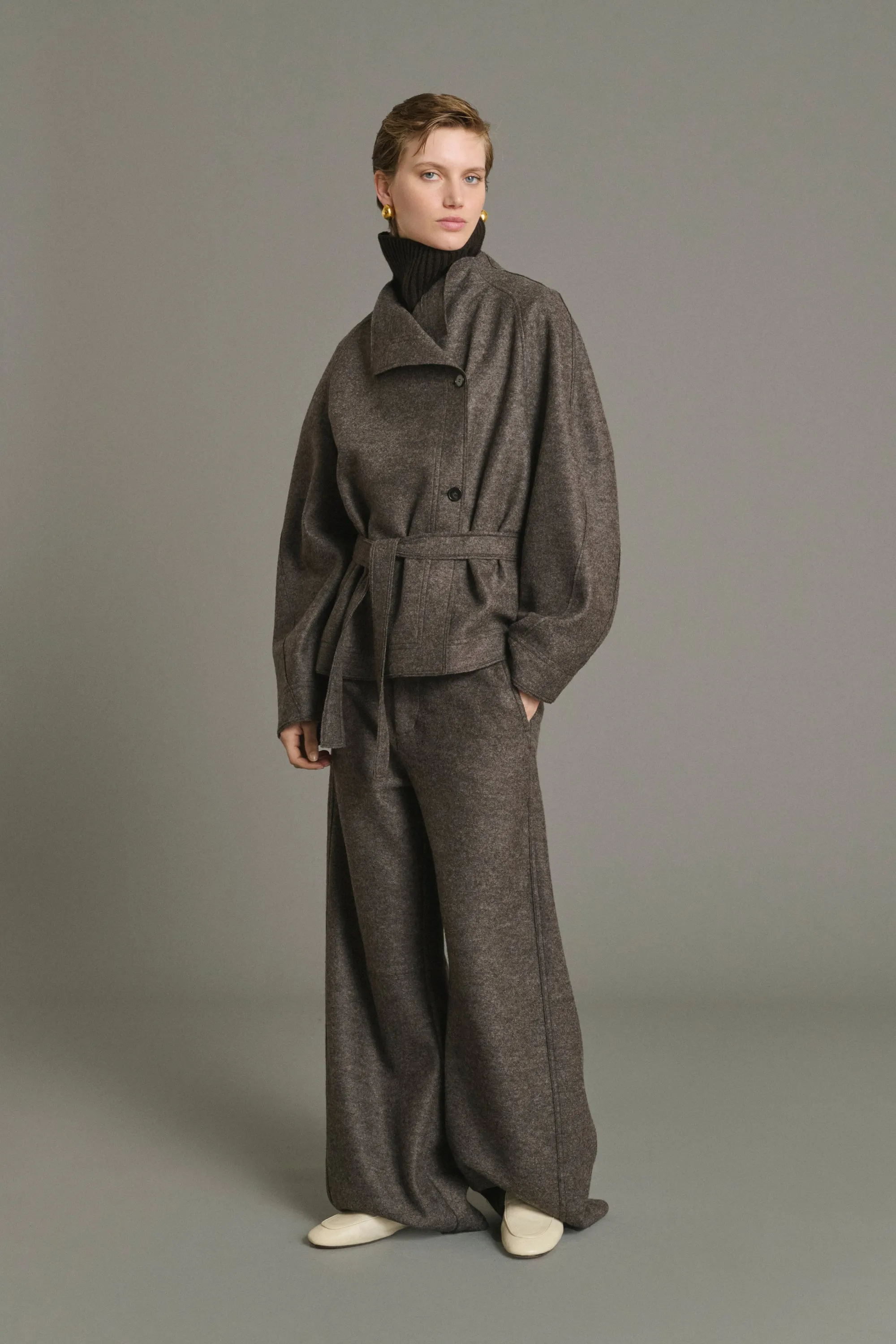 PANTALON GIBSON TAUPE CHINÉ