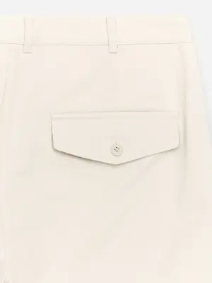 Pantalon cargo ample - Blanc cassé — photo 2
