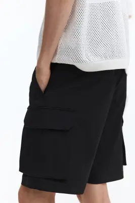 Short cargo Regular Fit - Noir — photo 4