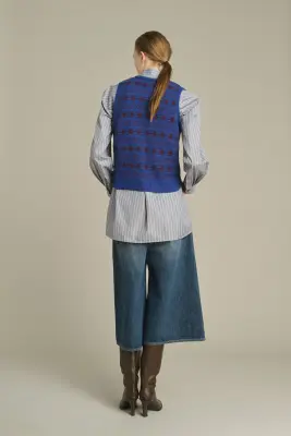 PULL ILEANA MULTICO VIOLET — photo 2