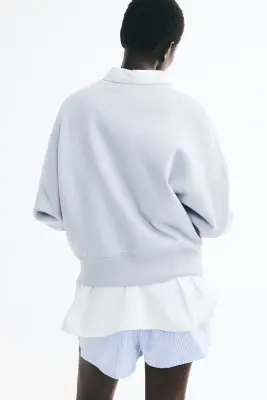 Sweat oversize - Bleu ancien clair — photo 2
